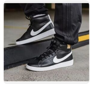 Nike Court Royale 2 Mid CQ9179-001 Black & White Basketball High-Top Sneakers 8